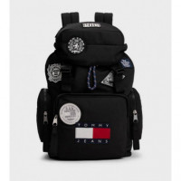 Tjm Archive Trek Solid Backpack Black  TOMMY HILFIGER
