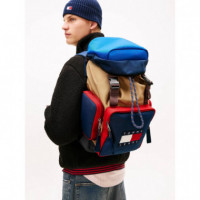 Tjm Archive Trek Clblk Backpack Dark Dun  TOMMY HILFIGER