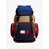 Tjm Archive Trek Clblk Backpack Dark Dun  TOMMY HILFIGER