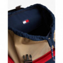 Tjm Archive Trek Clblk Backpack Dark Dun  TOMMY HILFIGER