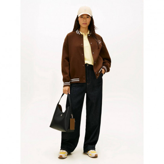 Th Icon Shoulder Bag Black  TOMMY HILFIGER