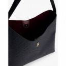 Th Icon Shoulder Bag Mono Space Blue  TOMMY HILFIGER