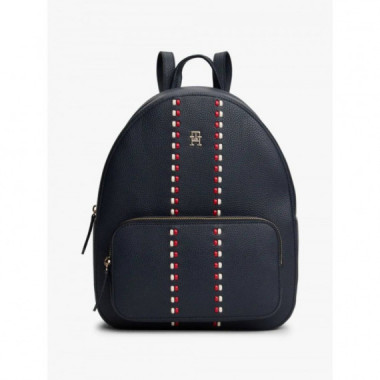 Th Timeless Backpack Space Blue  TOMMY HILFIGER