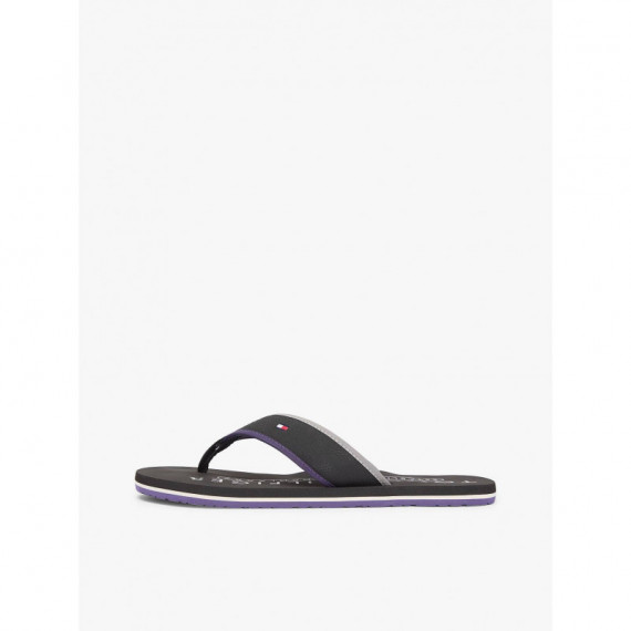 Hilfiger Tumble Beach Sandal Black  TOMMY HILFIGER