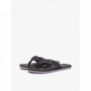 Hilfiger Tumble Beach Sandal Black  TOMMY HILFIGER