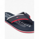 Hilfiger Tumble Beach Sandal Desert Sky  TOMMY HILFIGER