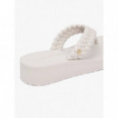 Th Wedge Cornrow Beach Sandal Classic St  TOMMY HILFIGER