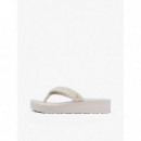 Th Wedge Cornrow Beach Sandal Classic St  TOMMY HILFIGER