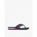Hilfiger Webbing Beach Sandal Space Blue  TOMMY HILFIGER