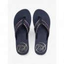 Hilfiger Webbing Beach Sandal Space Blue  TOMMY HILFIGER