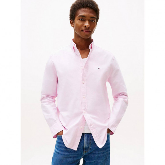 Solid Heritage Oxford Rf Shirt Rose Peta  TOMMY HILFIGER
