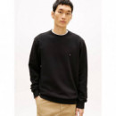 Essential Terry Crewneck Heathered Oatmi  TOMMY HILFIGER