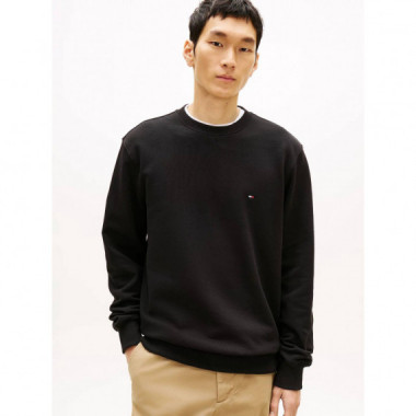 Essential Terry Crewneck Heathered Oatmi  TOMMY HILFIGER