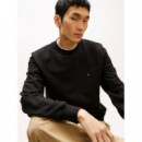 Essential Terry Crewneck Heathered Oatmi  TOMMY HILFIGER