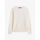 Seasonal Structure Cneck Ivory Petal  TOMMY HILFIGER