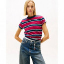 Tjw Reg S Flag Jersey Ss Tee Ext Lavish  TOMMY JEANS