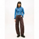 Vivianne Skn Jacket CI8132 Ext Denim Med  TOMMY JEANS