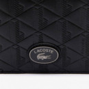M Billfold Coin Noir  LACOSTE