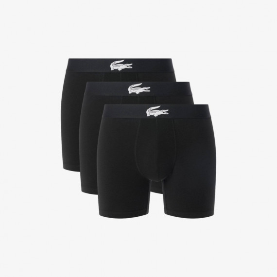 Boxer Long Noir  LACOSTE