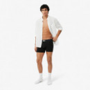 Boxer Long Noir  LACOSTE