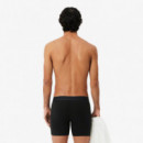 Boxer Long Noir  LACOSTE