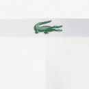 Boxer Long Blanc/vert-noir  LACOSTE