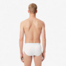 Slip Blanc/vert-noir  LACOSTE