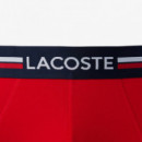 Slip Marine/argent Chine-rouge  LACOSTE