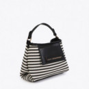 LOLA CASADEMUNT Bandolera con Tejido de Rayas LS2604085-2N0