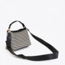LOLA CASADEMUNT Bandolera con Tejido de Rayas LS2604085-2N0