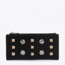 LOLA CASADEMUNT Cartera con Tachas de Oro LS2612015-00N