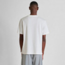 Camiseta Relaxed Fit con Logotipo de Goma  ANTONY MORATO