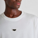 Camiseta Relaxed Fit con Logotipo de Goma  ANTONY MORATO