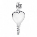 Colgante Etiqueta Grabable Llave Corazón 394353C01  PANDORA