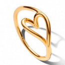 Anillo Corazón Pequeño Forma Orgánica 164361C00  PANDORA
