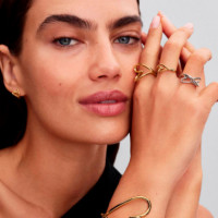 Anillo Corazón Pequeño Forma Orgánica 164361C00  PANDORA