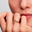 Anillo Corazón Pequeño Forma Orgánica 164361C00  PANDORA