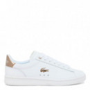 Zapatillas Carnaby Set de Piel de Mujer  LACOSTE