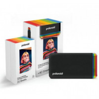 Pack Impresora Polaroid Hi-Print Gen2 Negra + 2 Cartuchos Papel 2x3
