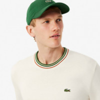Pulls Homme Farine/vert  LACOSTE