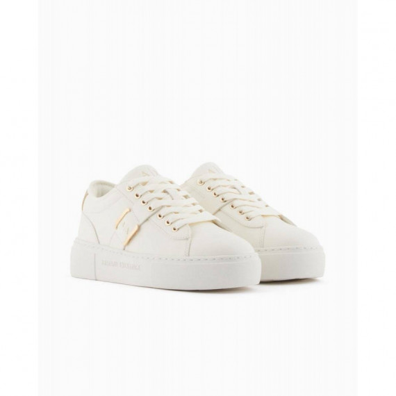 Sneaker Off White+pale Gold  AF21429  ARMANI EXCHANGE