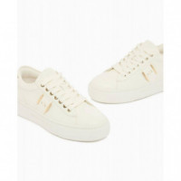 Sneaker Off White+pale Gold  AF21429  ARMANI EXCHANGE