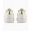 Sneaker Off White+pale Gold  AF21429  ARMANI EXCHANGE