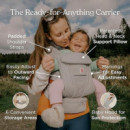 Mochila Portabebe Omni Deluxe Mesh Gris Perla  ERGOBABY