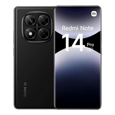 XIAOMI Telefono Movil Redmi Note 14 Pro 5G Negro 6.67" 256Gb/8GB Ram/Octa Core/200Mp