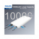 PHILIPS Bateria Externa Portatil 10000mAh 2xUsb DLP1810NW