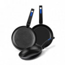 Juego de Sartenes 3 Pcs de 18-22-26 Cm M.berasategui MONIX