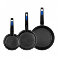 Juego de Sartenes 3 Pcs de 18-22-26 Cm M.berasategui MONIX