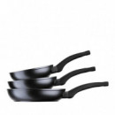 Juego de Sartenes 3 Pcs de 18-22-26 Cm M.berasategui MONIX