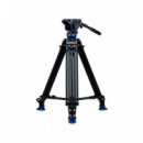 BENRO Tripode de Video Doble Tubo Aluminio con Cabezal S8 Pro